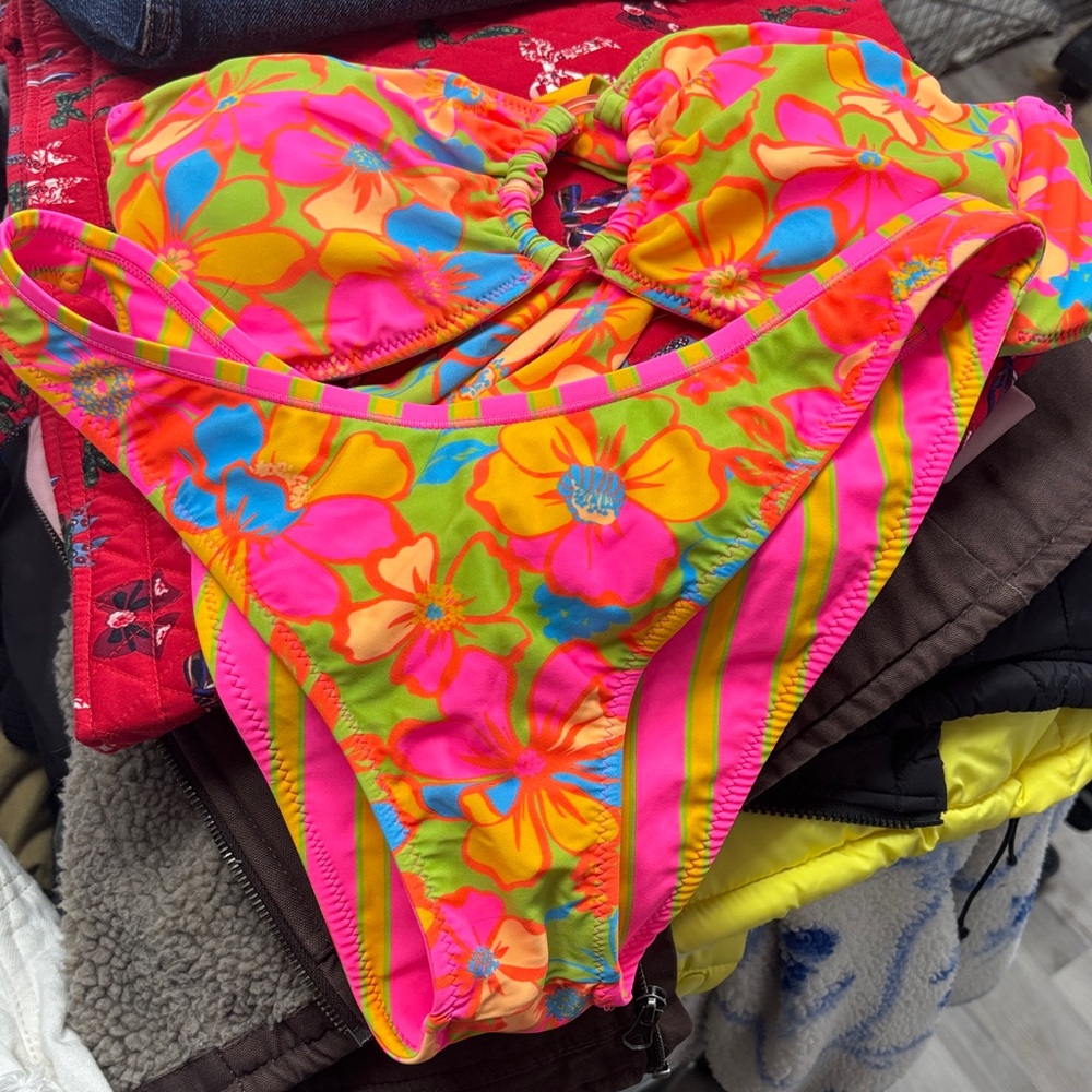 Vibrant Floral Bikini Set